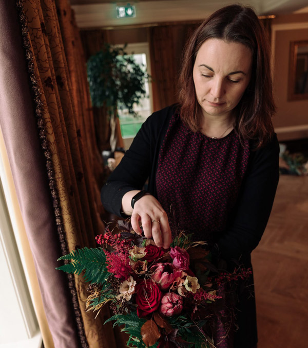 Nicola Stack Wedding Florist in West Cork